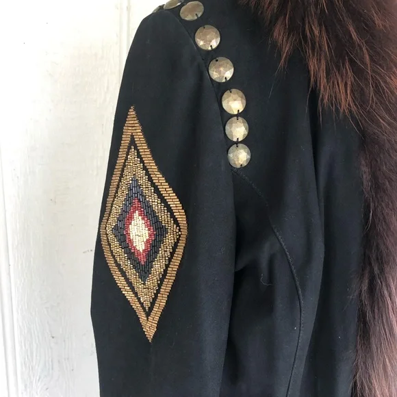 Double D Ranchwear Rainbird Jacket With Real Fur - Picture 4 of 10